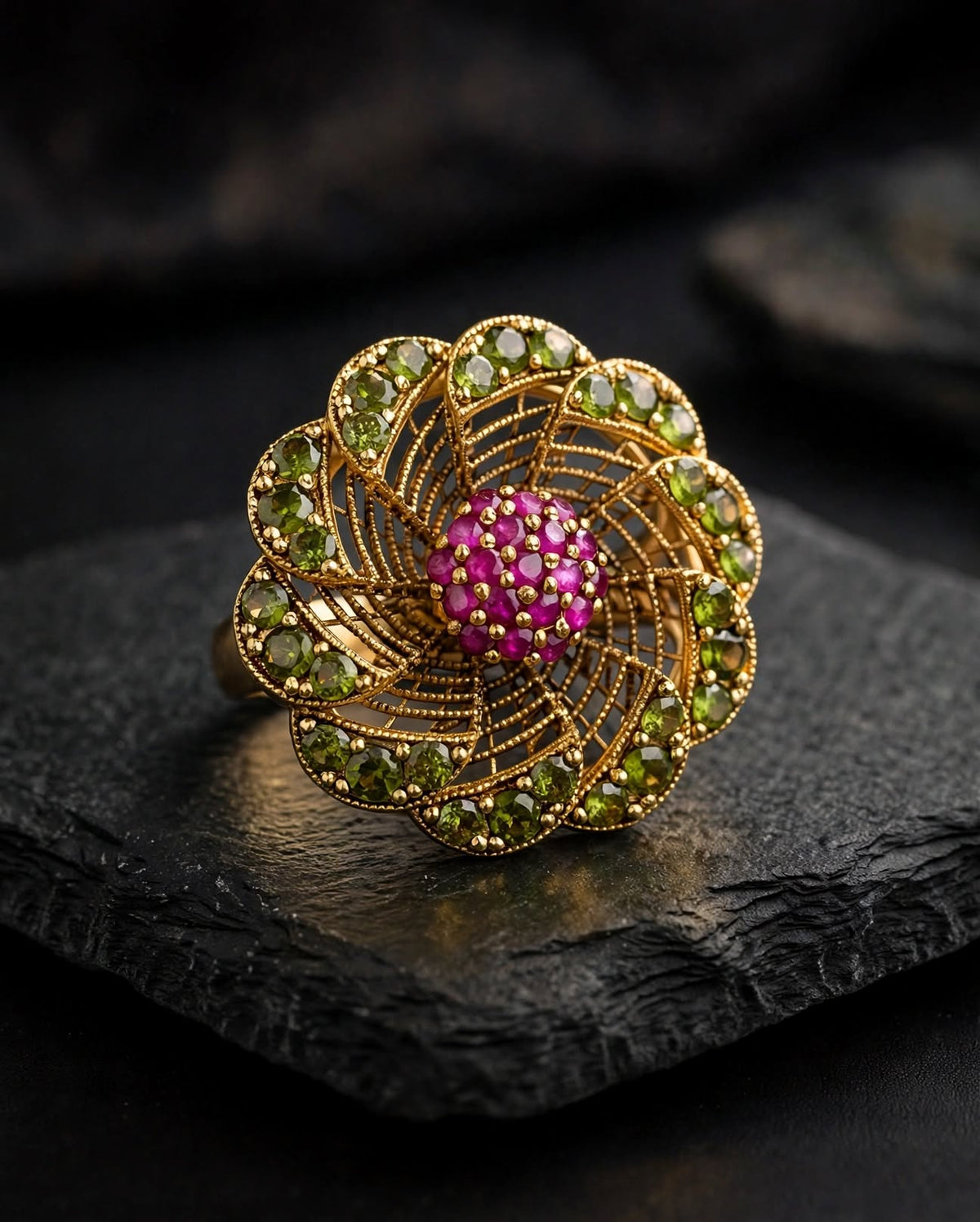 Beautiful stone ring