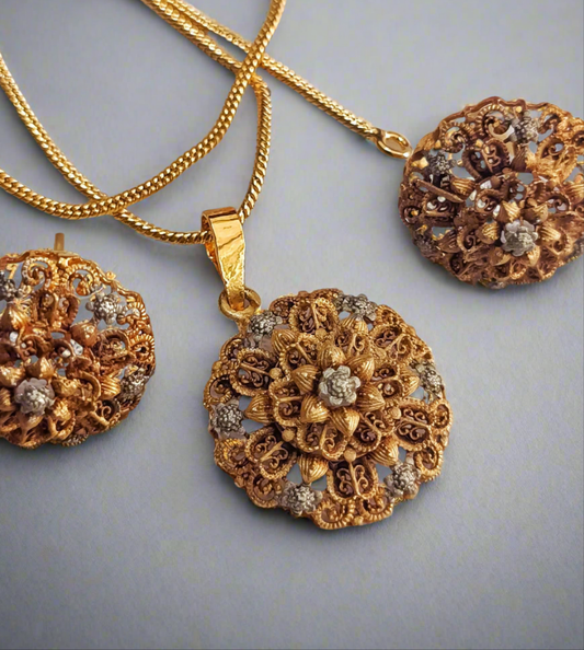 Beautiful locket set fb032
