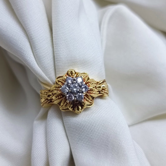 Zircon stone ring/uk51
